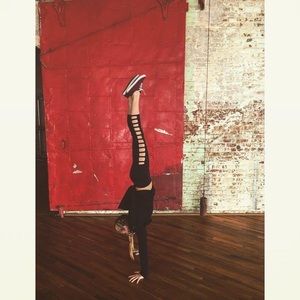 Black Onzie Yoga Pants, XS